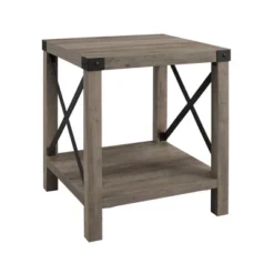 Sophie Rustic Industrial X Frame Side Table - Saracina Home -Furniture Outlet Store GUEST 62a6dec9 fa5b 4702 9a54 9992d1cdb652