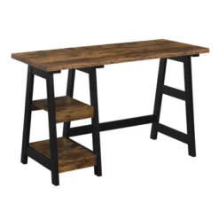 Designs2Go Trestle Desk With Shelves - Breighton Home -Furniture Outlet Store GUEST 63e3a54d 0d29 4709 87d7 2c9754419ab8