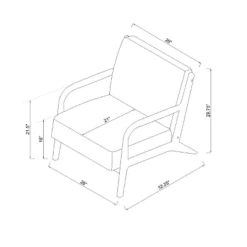 Esters Wood Armchair - Threshold™ -Furniture Outlet Store GUEST 671b808a 0f51 4b1b 8bb1 34be7d271a3c