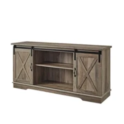Modern Transitional Sliding Barndoor TV Stand For TVs Up To 65"- Saracina Home 37 Modern Transitional Sliding Barndoor TV Stand For TVs Up To 65"- Saracina Home -Furniture Outlet Store GUEST 693360a1 c63d 4f0c b1fe df6988b47d91
