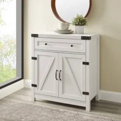 Clarabelle Rustic Farmhouse Barn Door Accent Cabinet - Saracina Home -Furniture Outlet Store GUEST 6c103768 a54e 40a3 9506 75e3ec77e2f5