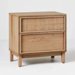 Wood & Cane Transitional Nightstand - Hearth & Hand™ With Magnolia 18 Wood & Cane Transitional Nightstand - Hearth & Hand™ With Magnolia -Furniture Outlet Store GUEST 6c47a1ff ce6a 4448 9a6a 5cf9c0d54333