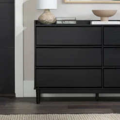 Mid-Century Modern Solid Wood 6 Drawer Double Dresser - Saracina Home -Furniture Outlet Store GUEST 6e54a525 852f 4e93 8d57 0eae630fa901