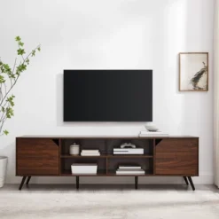 Mid-Century Modern Wide Storage TV Stand For TVs Up To 80" - Saracina Home 12 Mid-Century Modern Wide Storage TV Stand For TVs Up To 80" - Saracina Home -Furniture Outlet Store GUEST 6f499918 edba 4a35 8b0f 8398f4abe3f3