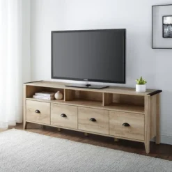 4 Drawer Farmhouse TV Stand For TVs Up To 80" - Saracina Home 15 4 Drawer Farmhouse TV Stand For TVs Up To 80" - Saracina Home -Furniture Outlet Store GUEST 6f5c7dff 6bbf 4107 babe a066d6f32195