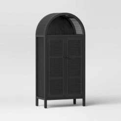 Woven Arched Wood Cabinet - Threshold™ -Furniture Outlet Store GUEST 71d7b8e7 0b8a 4c88 af3c ece9ad48100b