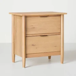 2-Drawer Wood Nightstand - Hearth & Hand™ With Magnolia -Furniture Outlet Store GUEST 7813b1a6 6873 41ca b140 736925a181e7
