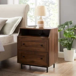 Transitional 2 Drawer Nightstand With USB Port - Saracina Home 11 Transitional 2 Drawer Nightstand With USB Port - Saracina Home -Furniture Outlet Store GUEST 781ffe09 6d44 4a9f 8ed7 47a5be6b5603