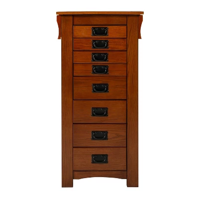 Delia Jewelry Armoire Brown - Powell Company 1 Delia Jewelry Armoire Brown - Powell Company