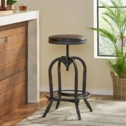 27.5" Gunner Swivel Barstool - Christopher Knight Home -Furniture Outlet Store GUEST 82ff8e9d 8141 4228 b7af 6e363725ff97