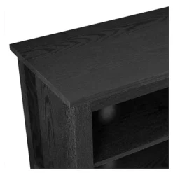 Transitional 6 Cubby Wood Open Storage Wood TV Stand For TVs Up To 80"- Saracina Home -Furniture Outlet Store GUEST 8558ee0a 9225 42d5 a511 7df8f8dfda97