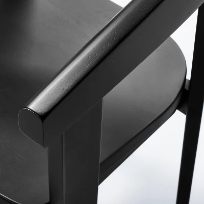 Terra Solid Wood Curved Back Dining Chair - Threshold™ Designed With Studio McGee 4 Terra Solid Wood Curved Back Dining Chair - Threshold™ Designed With Studio McGee - Image 4