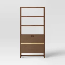 70.5" Warwick Storage Bookcase Brown - Threshold™ -Furniture Outlet Store GUEST 85980270 0fc8 4a5b ba6e e66fa9ae95c9