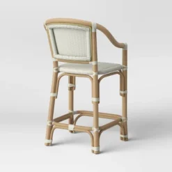 Parksley Rattan And Woven Counter Height Barstool White - Threshold™ -Furniture Outlet Store GUEST 85a3cbc1 515c 4385 be24 e88f92678a50
