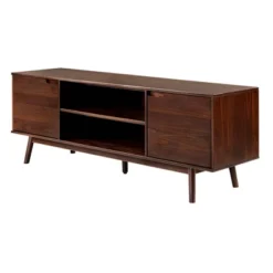 Solid Wood Mid-Century Modern TV Stand For TVs Up To 80" - Saracina Home 35 Solid Wood Mid-Century Modern TV Stand For TVs Up To 80" - Saracina Home -Furniture Outlet Store GUEST 8e79d6b8 8dd2 4a61 a818 5cca332ec6d2