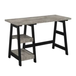 Designs2Go Trestle Desk With Shelves - Breighton Home -Furniture Outlet Store GUEST 90586636 b0dd 40ee bbf8 ea6a12b7038b
