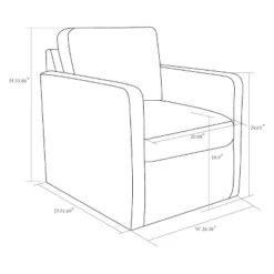 Pinetops Swivel Base Accent Chair - Threshold™ -Furniture Outlet Store GUEST 9122e1e1 4b4a 4722 a4d8 a5610912f064