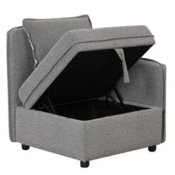 122.8" Minimalist Convertible Modular Sofa, Upholstered Sectional Sofa Couch With 5 Pillows-ModernLuxe 24 122.8" Minimalist Convertible Modular Sofa, Upholstered Sectional Sofa Couch With 5 Pillows-ModernLuxe -Furniture Outlet Store GUEST 91e3b404 7796 44c2 a384 ec2063b2ed7a