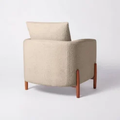 Elroy Faux Shearling Accent Chair With Wood Legs - Threshold™ Designed With Studio McGee 14 Elroy Faux Shearling Accent Chair With Wood Legs - Threshold™ Designed With Studio McGee -Furniture Outlet Store GUEST 9253b8cf 4e11 4a1b aeb0 11fec1e0f29d