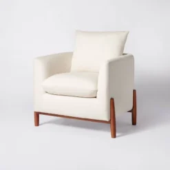 Elroy Faux Shearling Accent Chair With Wood Legs - Threshold™ Designed With Studio McGee 20 Elroy Faux Shearling Accent Chair With Wood Legs - Threshold™ Designed With Studio McGee -Furniture Outlet Store GUEST 92cdde9c f944 4b57 a938 462963d536a2