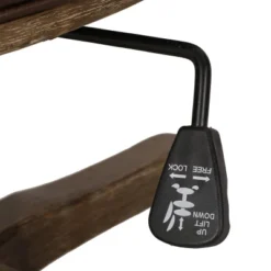 Coulee Contemporary Upholstered Roll Back Swivel Office Chair Dark Brown/Natural - Christopher Knight Home -Furniture Outlet Store GUEST 938a63e5 34a7 4889 a8d5 569f6a83ccb7