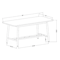 Shaker Dining Table - Natural - Hearth & Hand™ With Magnolia -Furniture Outlet Store GUEST 9464db63 6fbb 4d64 91f7 7d79e13f5a9e