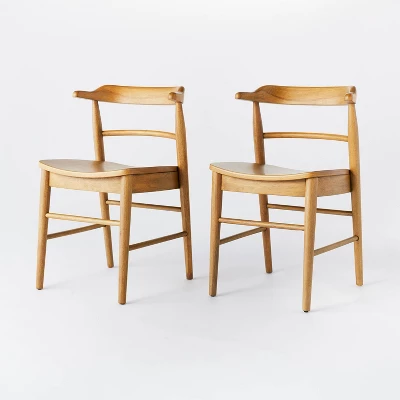 2pk Kaysville Curved Back Wood Dining Chair - Threshold™ Designed With Studio McGee 8 2pk Kaysville Curved Back Wood Dining Chair - Threshold™ Designed With Studio McGee - Image 8