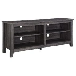 Transitional 4 Cubby Wood Open Storage TV Stand For TVs Up To 65"- Saracina Home 27 Transitional 4 Cubby Wood Open Storage TV Stand For TVs Up To 65"- Saracina Home -Furniture Outlet Store GUEST 9b7ac2df b47e 4854 8161 aae16d90f836