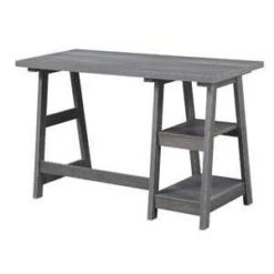 Designs2Go Trestle Desk With Shelves - Breighton Home -Furniture Outlet Store GUEST 9cad49bd 83b7 4f83 bd99 ae6bd6f52dd4