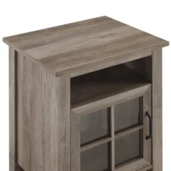 Transitional Classic Windowpane Storage Side Table - Saracina Home -Furniture Outlet Store GUEST 9ee162b5 066b 4760 a226 f954c2073eb0