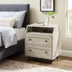 Transitional 2 Drawer Nightstand With USB Port - Saracina Home 10 Transitional 2 Drawer Nightstand With USB Port - Saracina Home -Furniture Outlet Store GUEST a0442379 71fe 4ddb 9713 9cd9baec327f