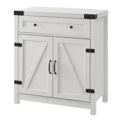 Clarabelle Rustic Farmhouse Barn Door Accent Cabinet - Saracina Home -Furniture Outlet Store GUEST a1139512 2573 4c30 9eb1 fddd79f160e2