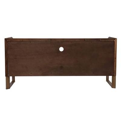 Glacerad Reclaimed Wood Media Console For TVs Upto 50" Brown - Aiden Lane 6 Glacerad Reclaimed Wood Media Console For TVs Upto 50" Brown - Aiden Lane - Image 6