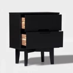 Mid-Century Modern Wood Nightstand - Saracina Home -Furniture Outlet Store GUEST a49f45e0 1fa8 4d59 a9d4 46994240cbf1