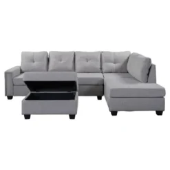 108" Reversible L-Shape Sectional Sofa Couch With Storage Ottoman-ModernLuxe -Furniture Outlet Store GUEST a9ce32c3 fc5c 4bb1 b03d cb528c5420d4