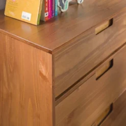 Mid-Century Modern Groove Wood 6 Drawer Dresser - Saracina Home -Furniture Outlet Store GUEST ab3f8cec 81d6 404d 9522 2aa124a11fe2
