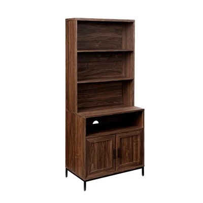 64.12" Orin Modern 2 Door Bookshelf Hutch - Saracina Home 13 64.12" Orin Modern 2 Door Bookshelf Hutch - Saracina Home - Image 13
