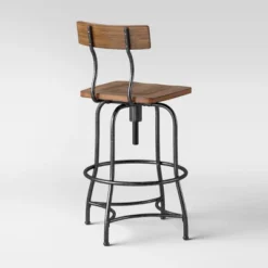 Woodsboro Adjustable Barstool Brown - Threshold™ -Furniture Outlet Store GUEST abdb0bde 7acc 43ee 8f86 d27ad9675953