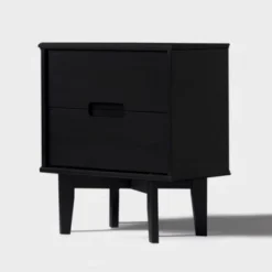 Mid-Century Modern Wood Nightstand - Saracina Home -Furniture Outlet Store GUEST ac2c7f4e acf2 4034 9a9b 9e38eef4eb3f
