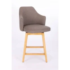 Kinston Swivel Curved Back Upholstered Counter Height Barstool - Threshold™ -Furniture Outlet Store GUEST ac591056 690f 4419 9a77 7e7acc88ba5d