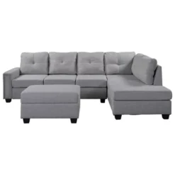 108" Reversible L-Shape Sectional Sofa Couch With Storage Ottoman-ModernLuxe -Furniture Outlet Store GUEST ad1c856a 1ef9 49cf 8a82 908837822cc2