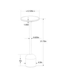 Marble Top Drink Side Table - Brass/White - Hearth & Hand™ With Magnolia -Furniture Outlet Store GUEST ae4318a5 b344 4c26 bac4 a7044e6cc4c2