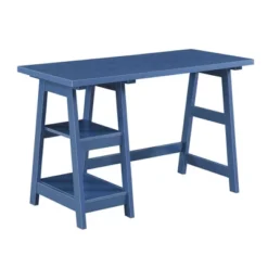 Designs2Go Trestle Desk With Shelves - Breighton Home -Furniture Outlet Store GUEST ae99fa3d b1bb 4f8b adb7 cdefd1a7b494