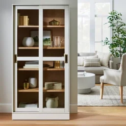 72" Promontory Cabinet With Sliding Doors - Threshold™ Designed With Studio McGee 21 72" Promontory Cabinet With Sliding Doors - Threshold™ Designed With Studio McGee -Furniture Outlet Store GUEST b155d4f0 eae2 44b5 8f8b 7a4c62886824
