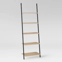 72" Loring 5 Shelf Leaning Bookshelf - Threshold™ -Furniture Outlet Store GUEST b2f506da fcdc 4735 b10b d49aa58dbbd8