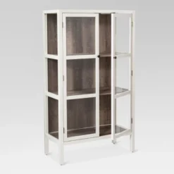 56.2" Hadley Library Cabinet With Glass Shell White - Threshold™ -Furniture Outlet Store GUEST b3be3e09 a22b 4dd7 963c b3cc3e349a54