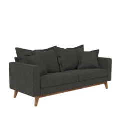 Maryan Pillowback Wood Stretcher Sofa Gray Linen - Room & Joy 12 Maryan Pillowback Wood Stretcher Sofa Gray Linen - Room & Joy -Furniture Outlet Store GUEST b3f23be1 a61b 4b2a a756 4c503ea257bd