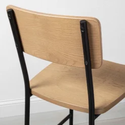 Wood & Steel Counter Stool -Natural/Black - Hearth & Hand™ With Magnolia -Furniture Outlet Store GUEST b498780f acb6 439a 8075 5ebbe2789791