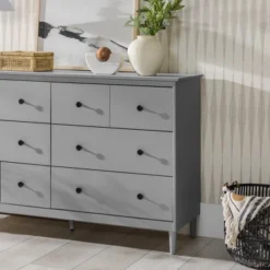 Stiva Classic Mid-Century Modern Horizontal 6 Drawer Dresser - Saracina Home 27 Stiva Classic Mid-Century Modern Horizontal 6 Drawer Dresser - Saracina Home -Furniture Outlet Store GUEST b6ac3720 5c6e 4c37 885d dc763e205949