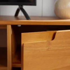 Solid Wood Mid-Century Modern TV Stand For TVs Up To 80" - Saracina Home 22 Solid Wood Mid-Century Modern TV Stand For TVs Up To 80" - Saracina Home -Furniture Outlet Store GUEST b78e54f7 947a 4b3c 9e8b b3b9f13c7373